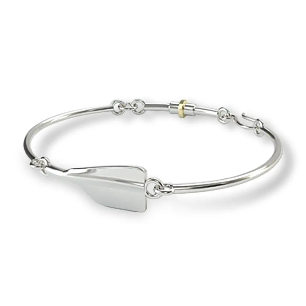 Rowing Cleaver Oar Women's Bracelet II - Strokeside Designs rowing gifts - rowing jewellery